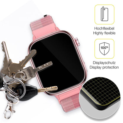 2x 3D Full Cover Schutzfolie für JoJoego Smartwatch Kinder