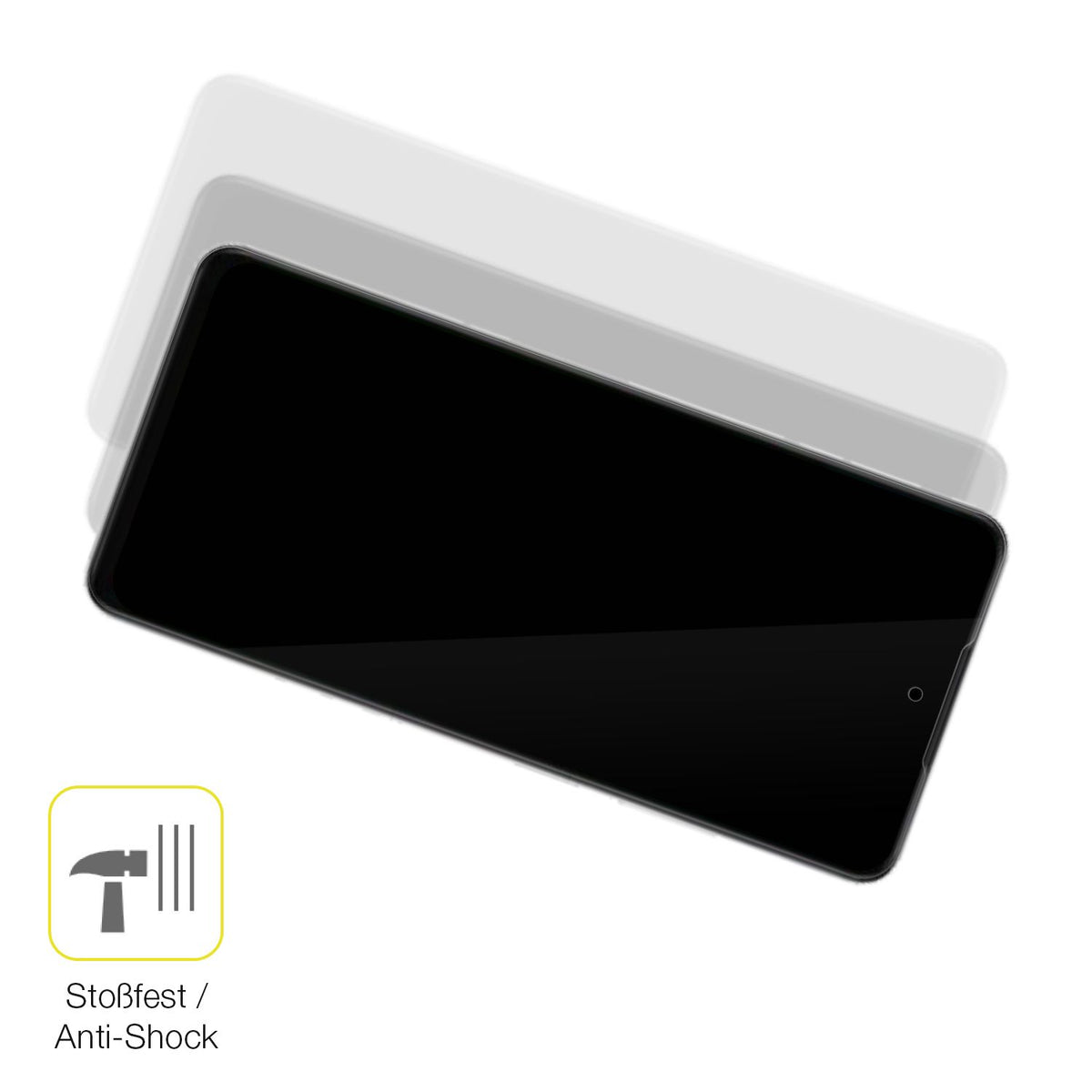 2x 3D Full Cover Schutzfolie für Oppo A5 4G