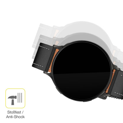 2x 3D Full Cover Schutzfolie für Pireware Nano Smartwatch