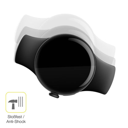 2x 3D Full Cover Schutzfolie für Google Pixel Watch 1