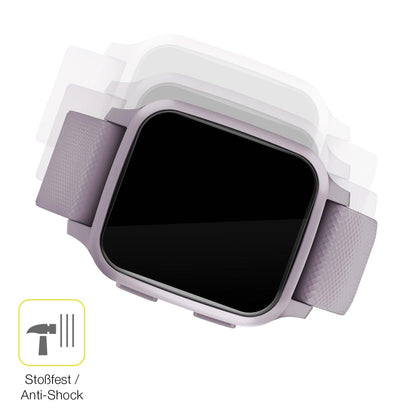 2x 3D Full Cover Schutzfolie für Garmin Venu Sq 2