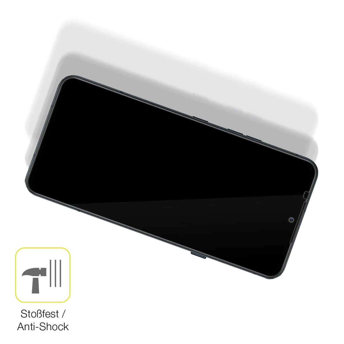 3x 3D Full Cover Schutzfolie für LG V50S ThinQ