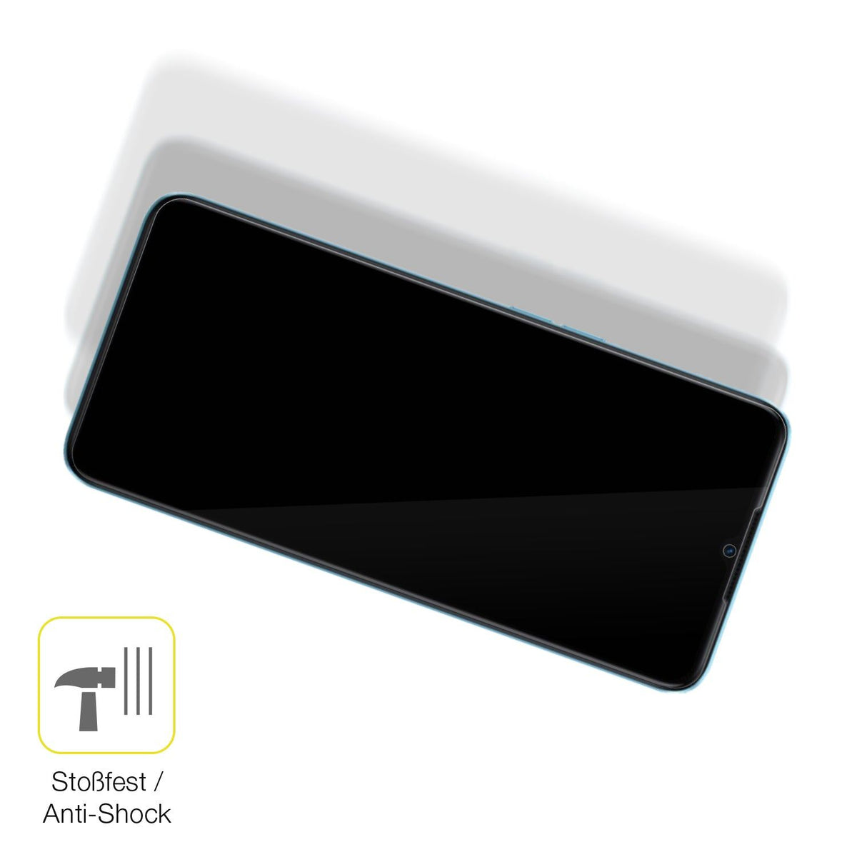 2x 3D Full Cover Schutzfolie für Oppo A57 5G