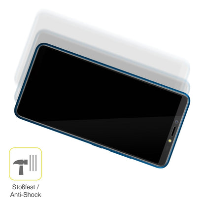 3x 3D Full Cover Schutzfolie für BQ 6030G Practic