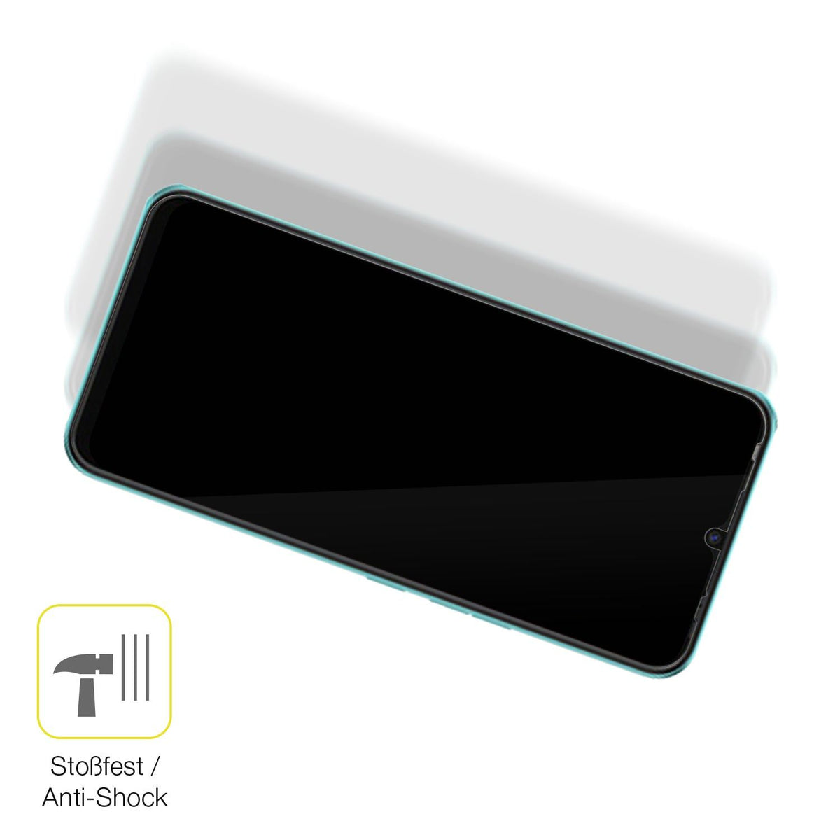 3x 3D Full Cover Schutzfolie für TECNO Spark 8C