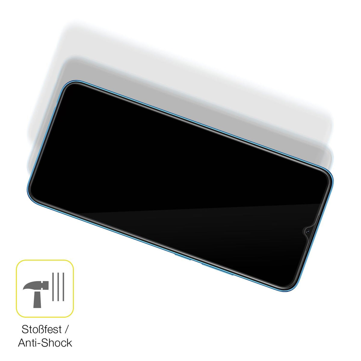 2x 3D Full Cover Schutzfolie für Oppo A16K