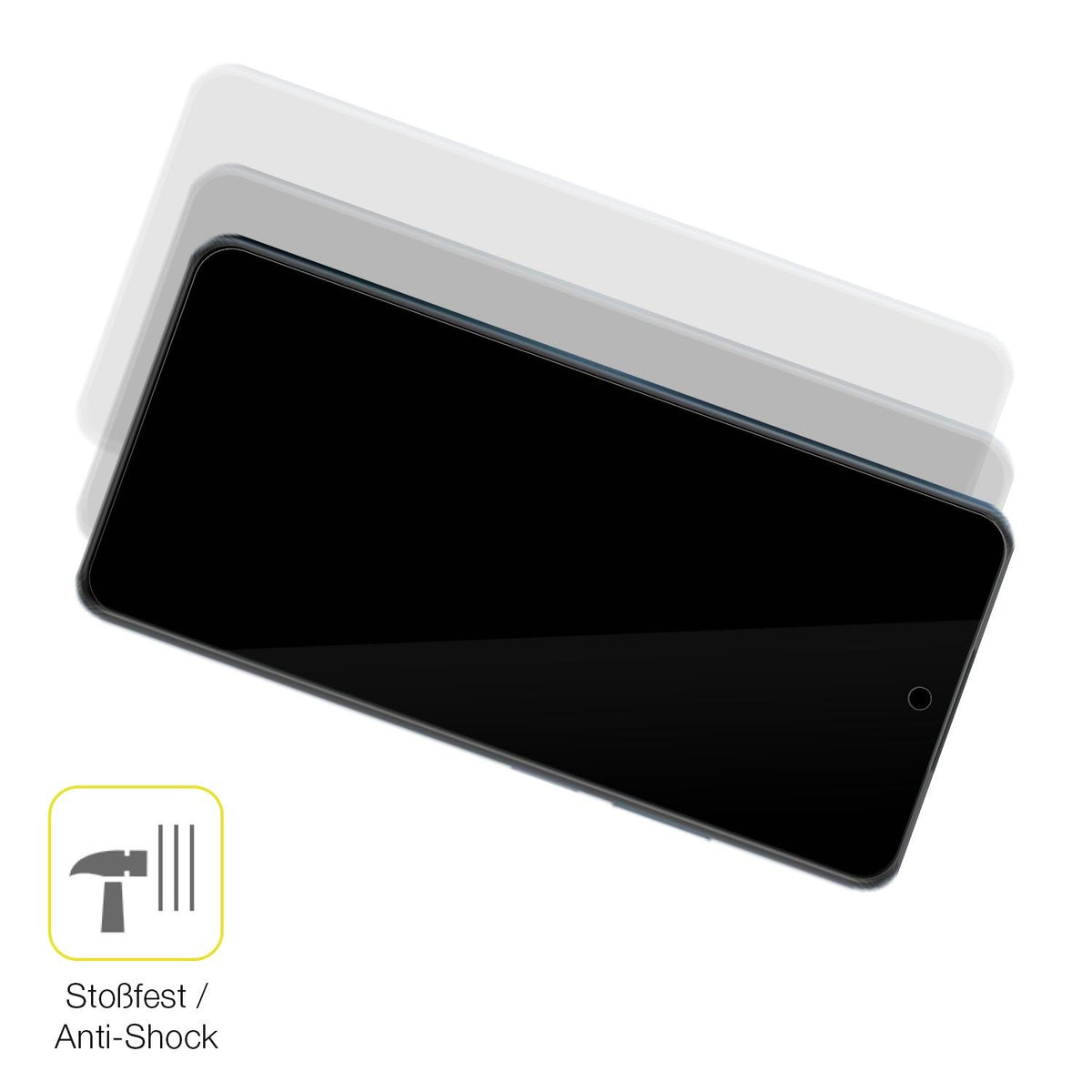 2x 3D Full Cover Schutzfolie für Realme C65 5G