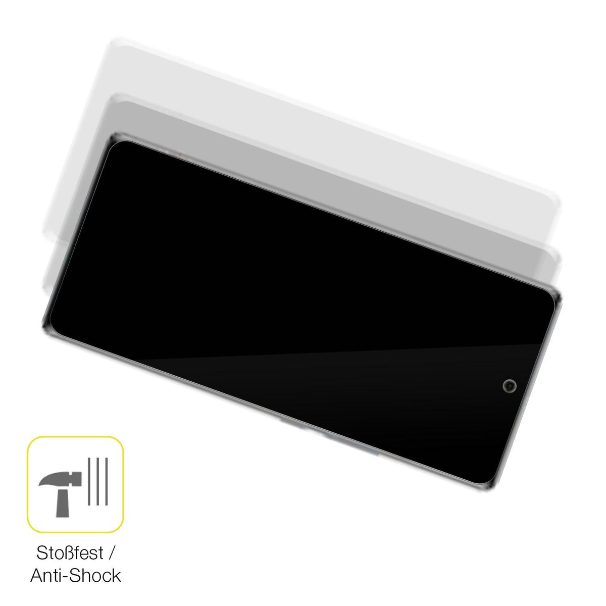 2x 3D Full Cover Schutzfolie für Tecno Spark 20 Pro+