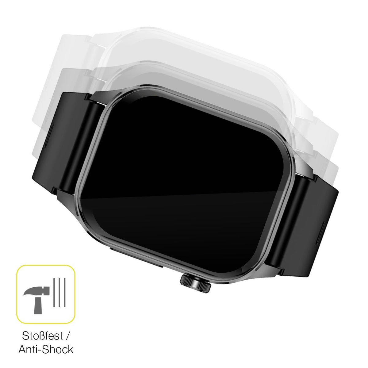 2x 3D Full Cover Schutzfolie für Knauermann Pro 3