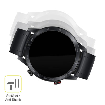 2x 3D Full Cover Schutzfolie für Honor Magic Watch 2 46mm