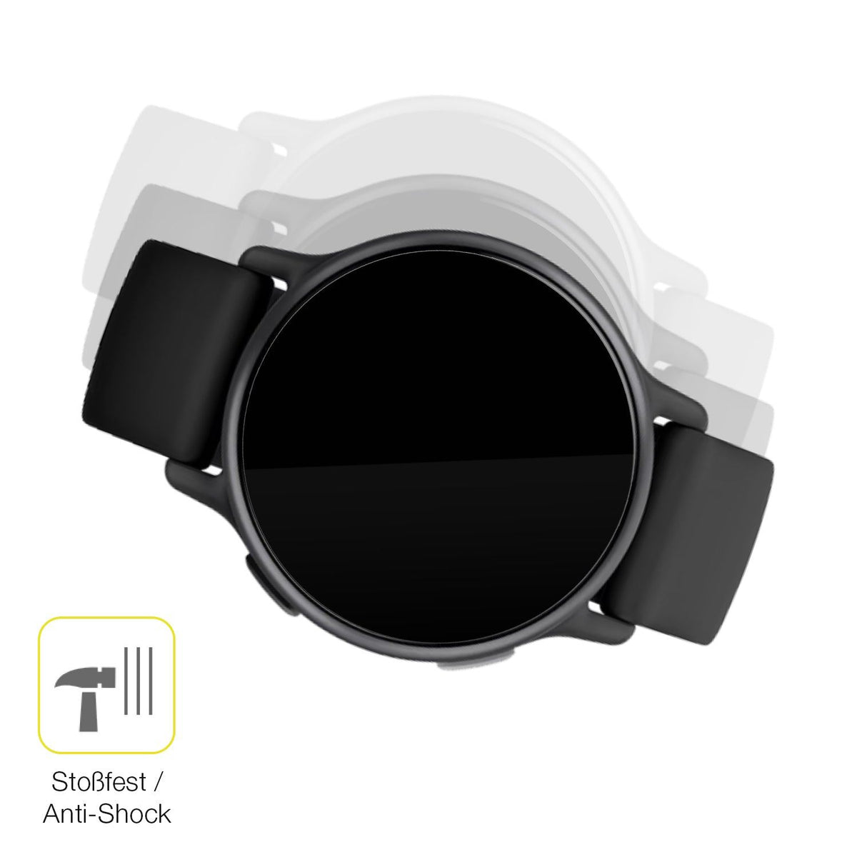 2x 3D Full Cover Schutzfolie für Garmin Vivoactive 5