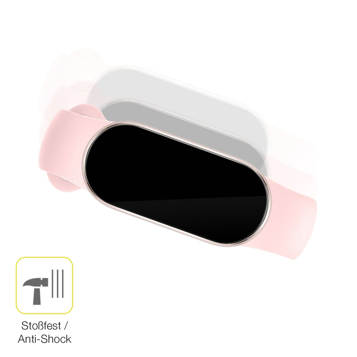 2x 3D Full Cover Schutzfolie für Xiaomi Smart Band 9