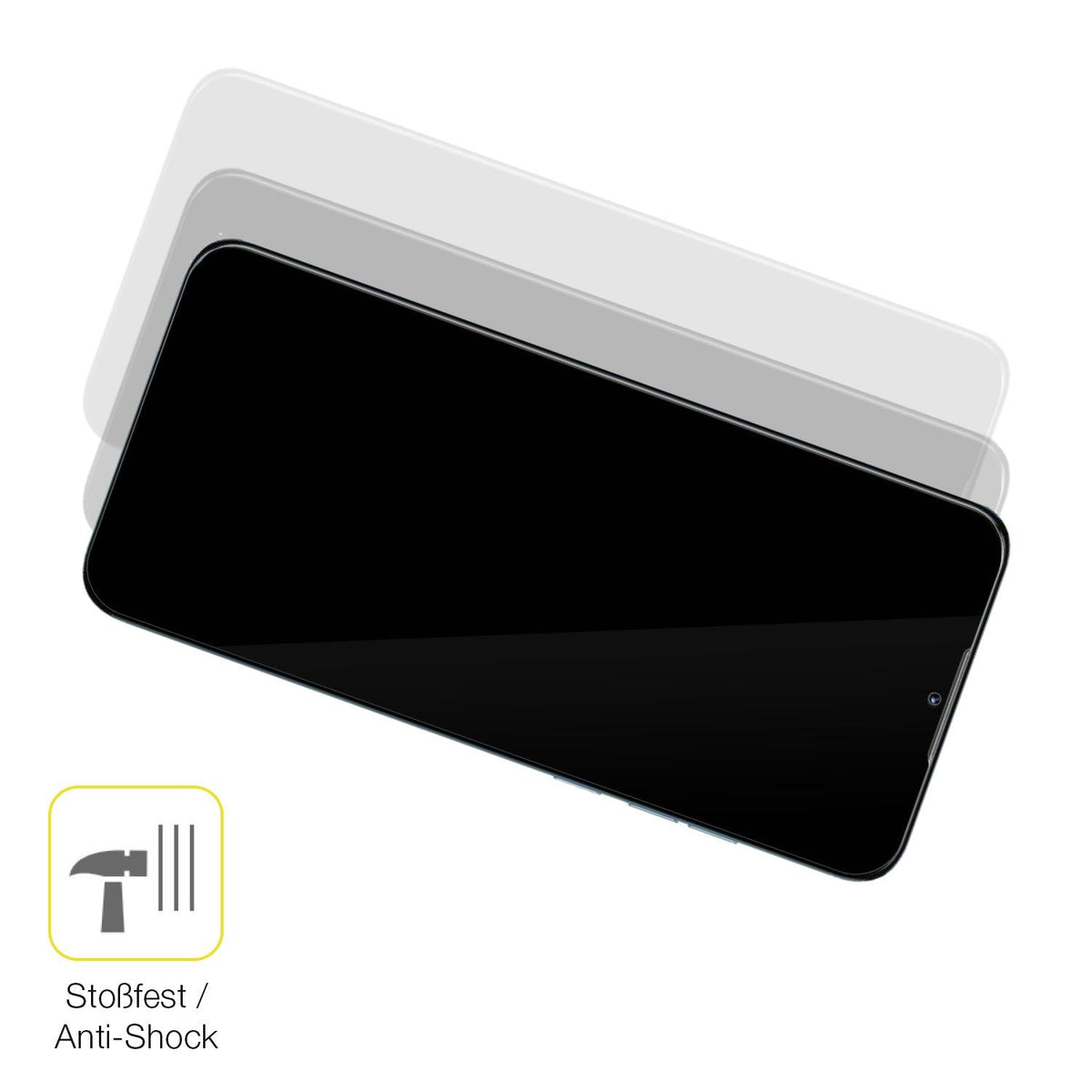 2x 3D Full Cover Schutzfolie für Oukitel C57 Pro