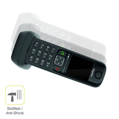 2x 3D Full Cover Schutzfolie für Gigaset AS690 DECT Telefon