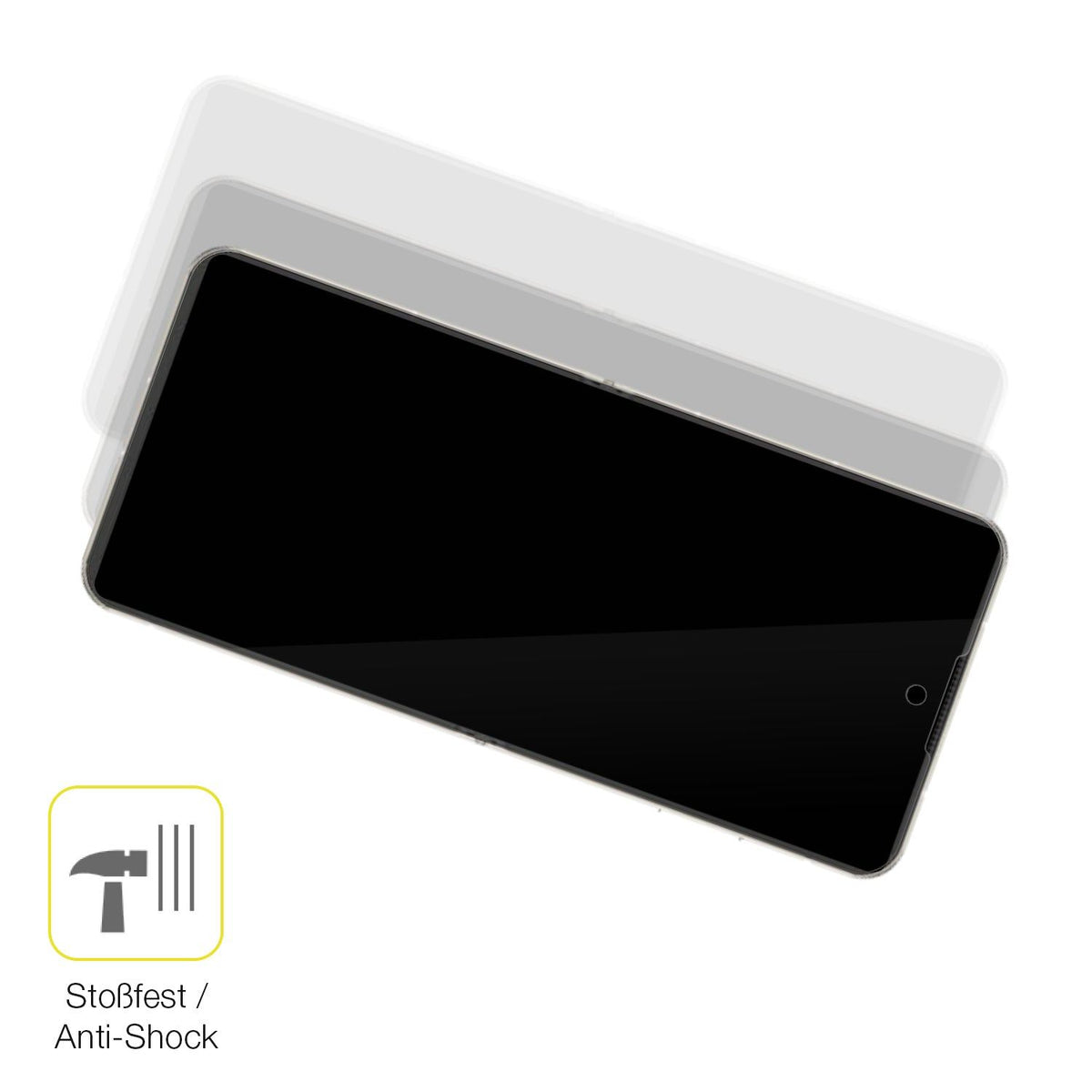 2x 3D Full Cover Schutzfolie für Nubia Flip 5G