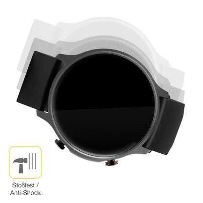 2x 3D Full Cover Schutzfolie für Hama 6910 Smartwatch