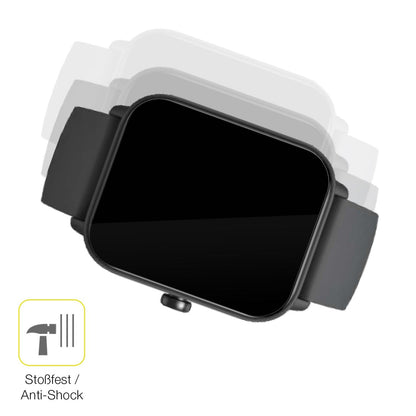 2x 3D Full Cover Schutzfolie für UHOOFIT G35 Smartwatch