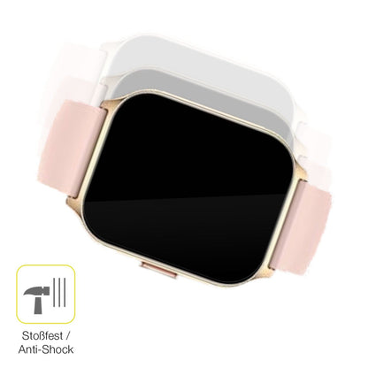 2x 3D Full Cover Schutzfolie für Blackview W10 Smartwatch 1.69 Zoll