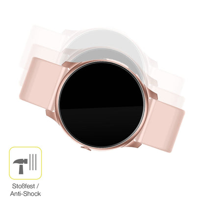 2x 3D Full Cover Schutzfolie für Maxcom Fit FW32 Neon Smartwatch