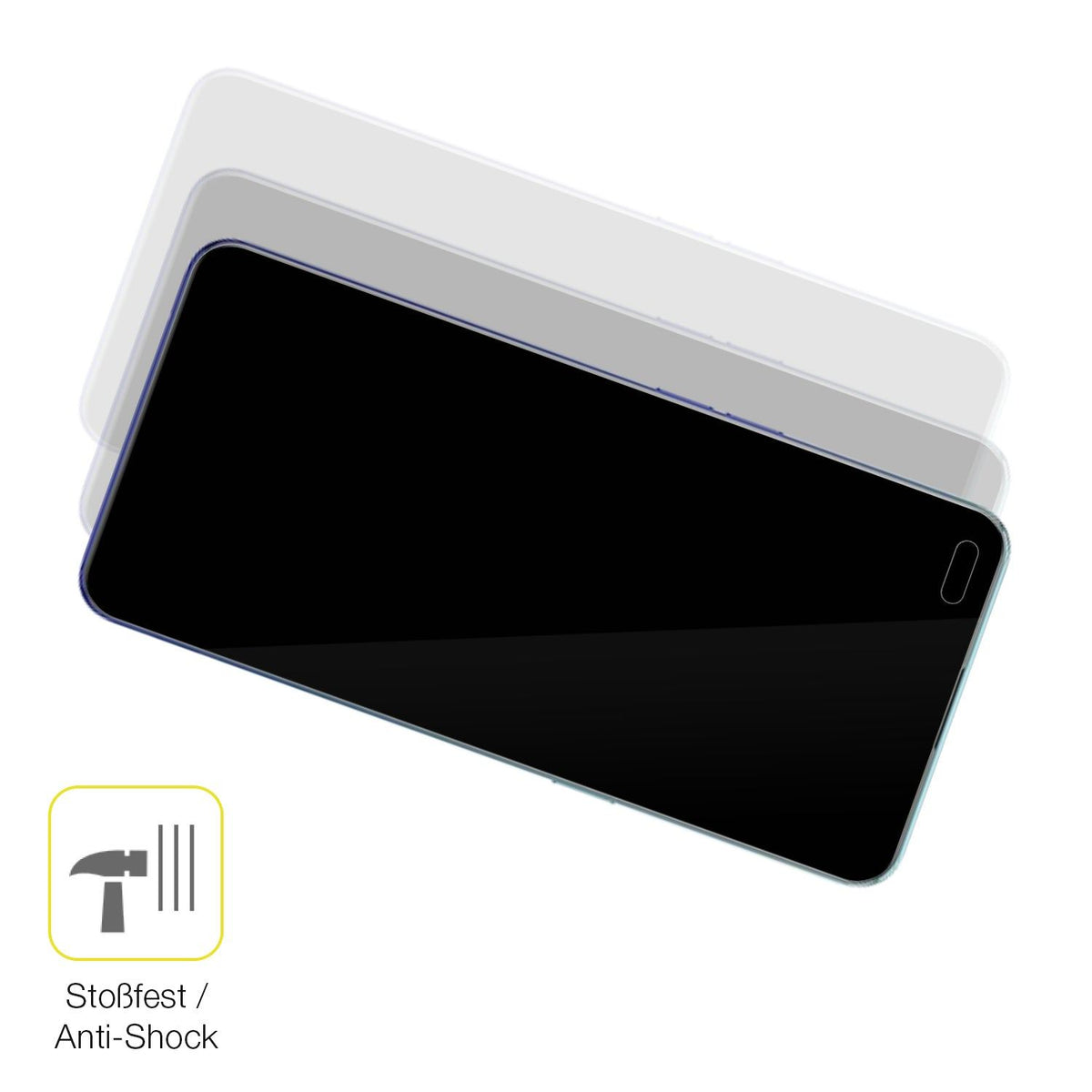 2x 3D Full Cover Schutzfolie für Oppo Reno3 Pro 4G