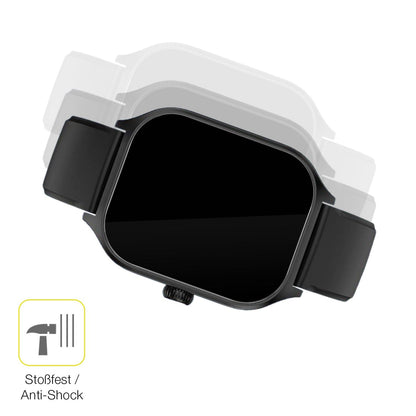 2x 3D Full Cover Schutzfolie für smooce Kinder Smartwatch 01