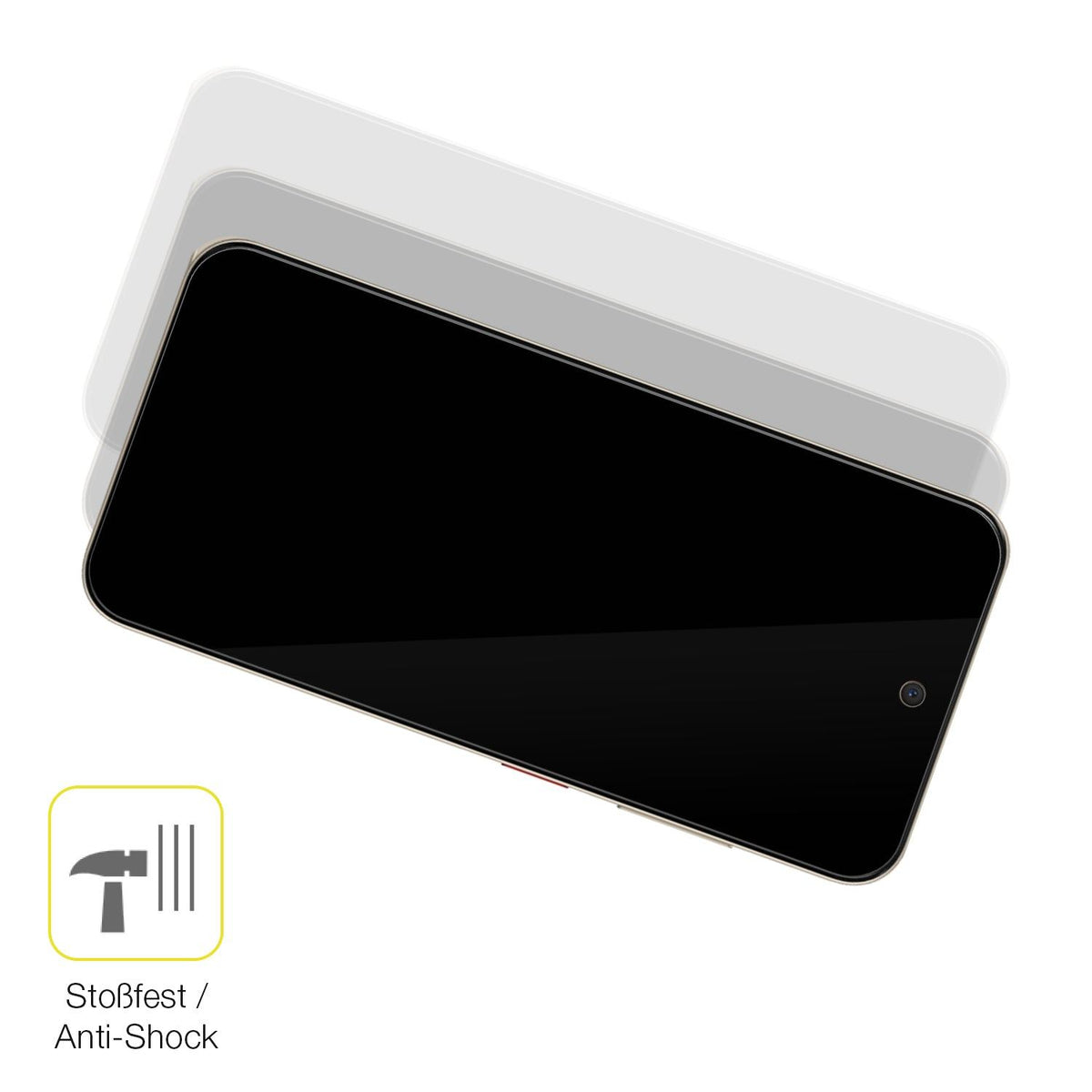 2x 3D Full Cover Schutzfolie für ZTE Blade V70
