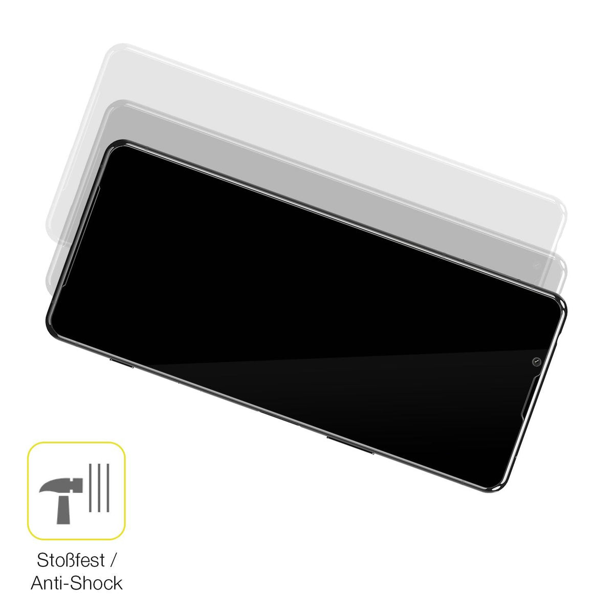 2x 3D Full Cover Schutzfolie für Sony Xperia 5 III