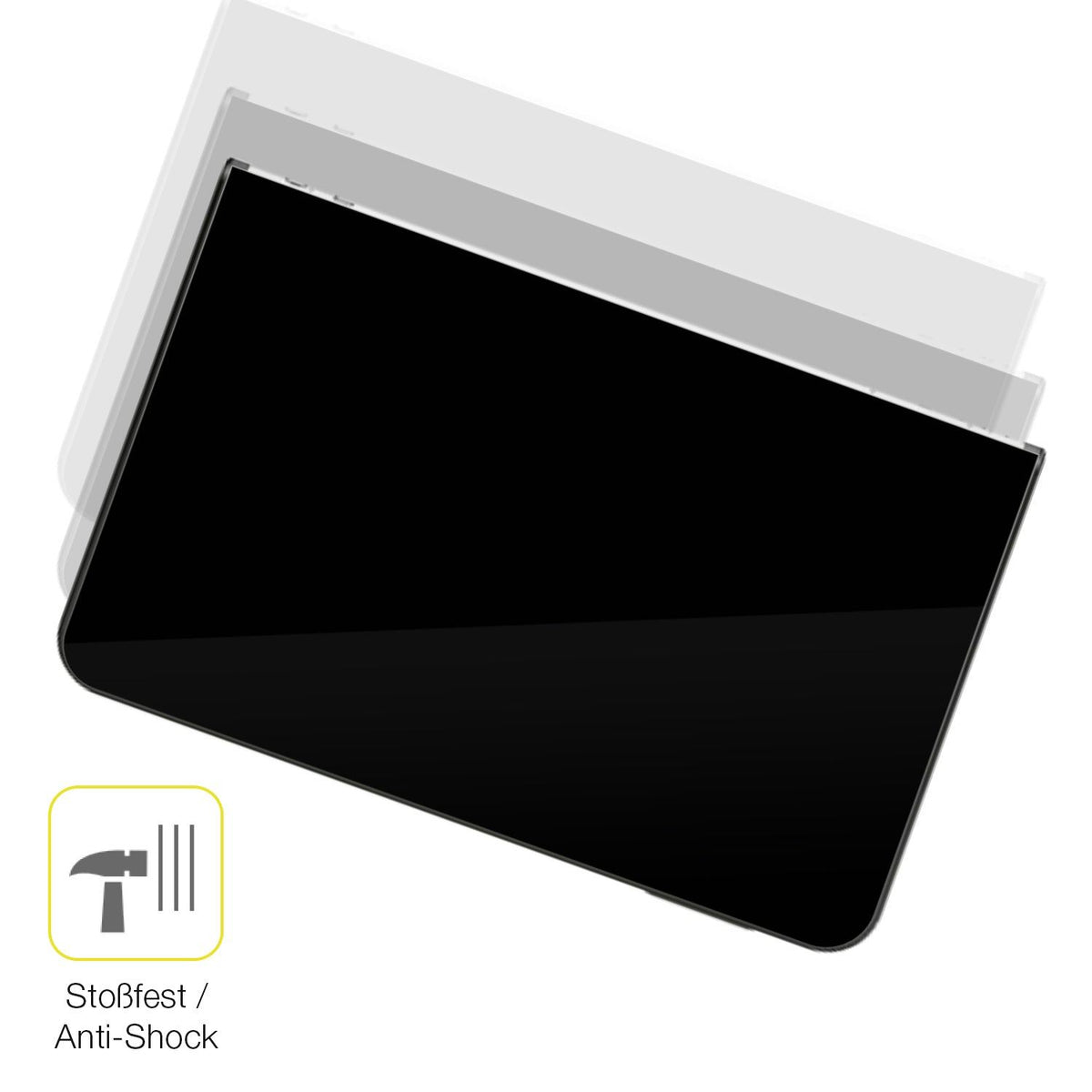 2x 3D Full Cover Schutzfolie für Ledger Stax Crypto Wallet