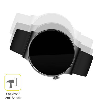 2x 3D Full Cover Schutzfolie für OOQE Watch CS PRO