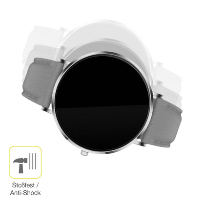 2x 3D Full Cover Schutzfolie für Pireware Slim Smartwatch