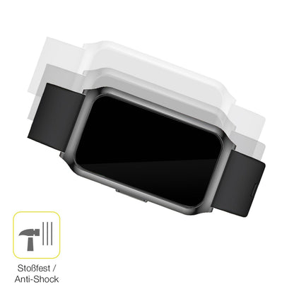 2x 3D Full Cover Schutzfolie für Fitoncloud 1.47 Zoll