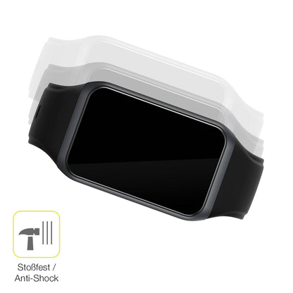 2x 3D Full Cover Schutzfolie für Oppo Band 2