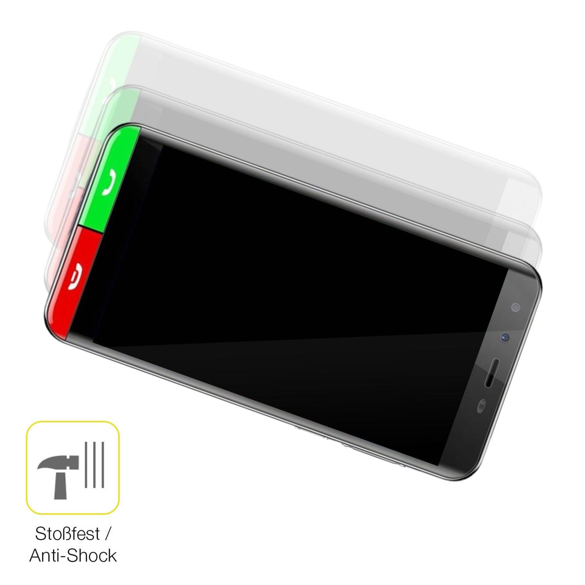 2x 3D Full Cover Schutzfolie für Artfone Smart 500