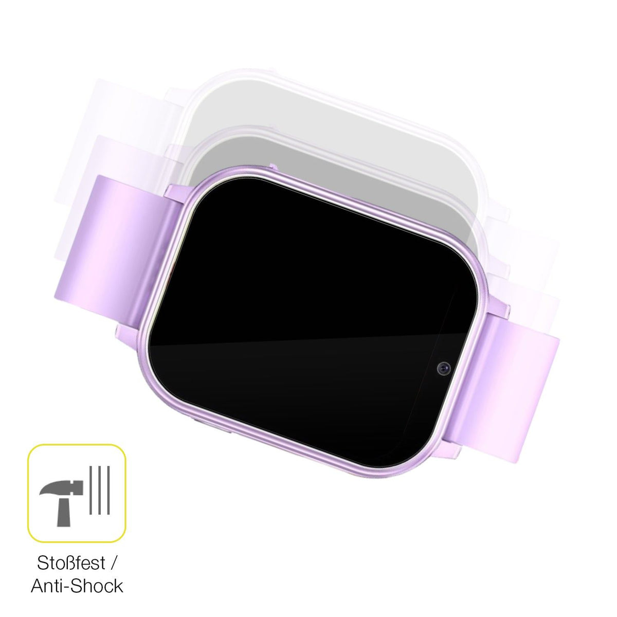 2x 3D Full Cover Schutzfolie für PTHTECHUS 4G-A22