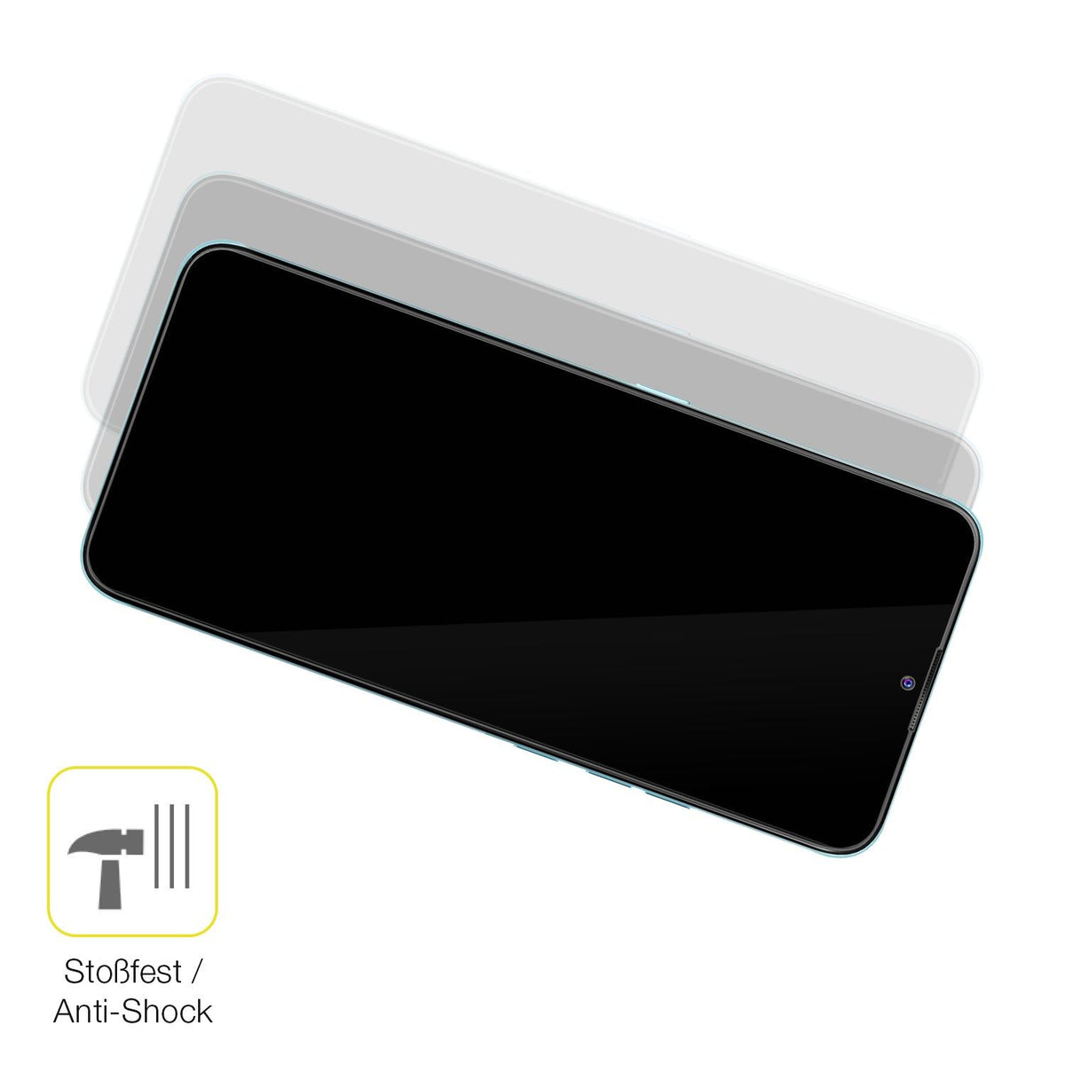 2x 3D Full Cover Schutzfolie für Oukitel C33 4G