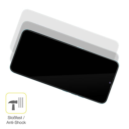 2x 3D Full Cover Schutzfolie für Oukitel C33 4G
