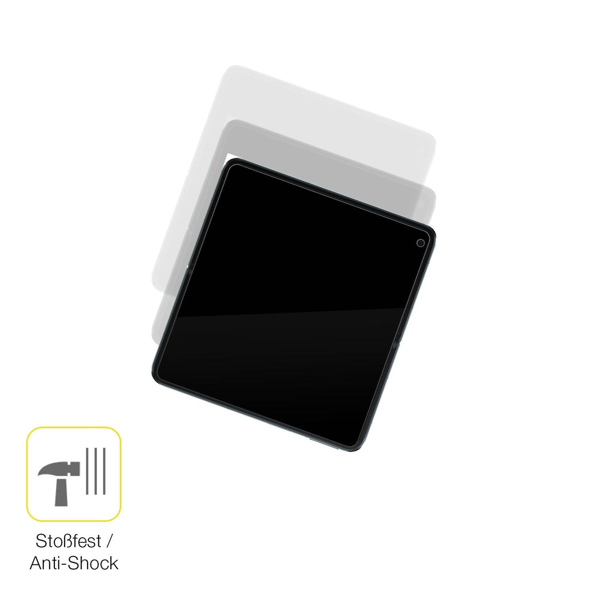 2x 3D Full Cover Schutzfolie für Oppo Find N3 Innenseite