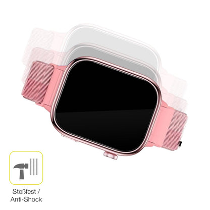 2x 3D Full Cover Schutzfolie für JoJoego Smartwatch Kinder