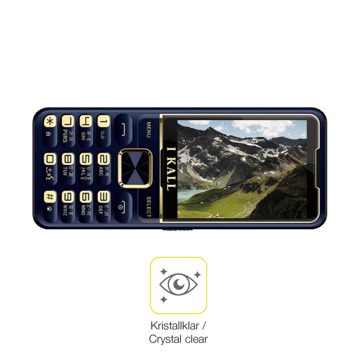 2x 3D Full Cover Schutzfolie für I Kall K20 Pro