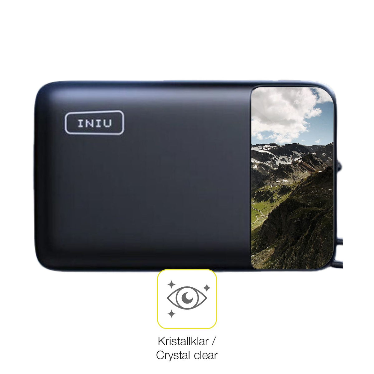 2x 3D Full Cover Schutzfolie für INIU Carry P51-E2