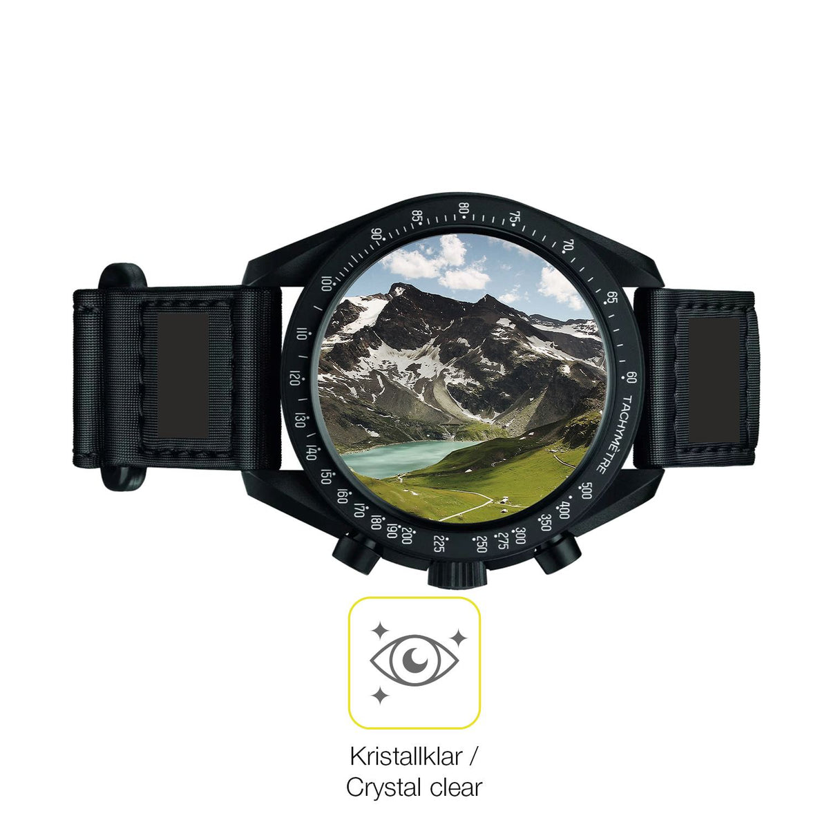 2x 3D Full Cover Schutzfolie für Omega x Swatch Speedmaster Moonswatch