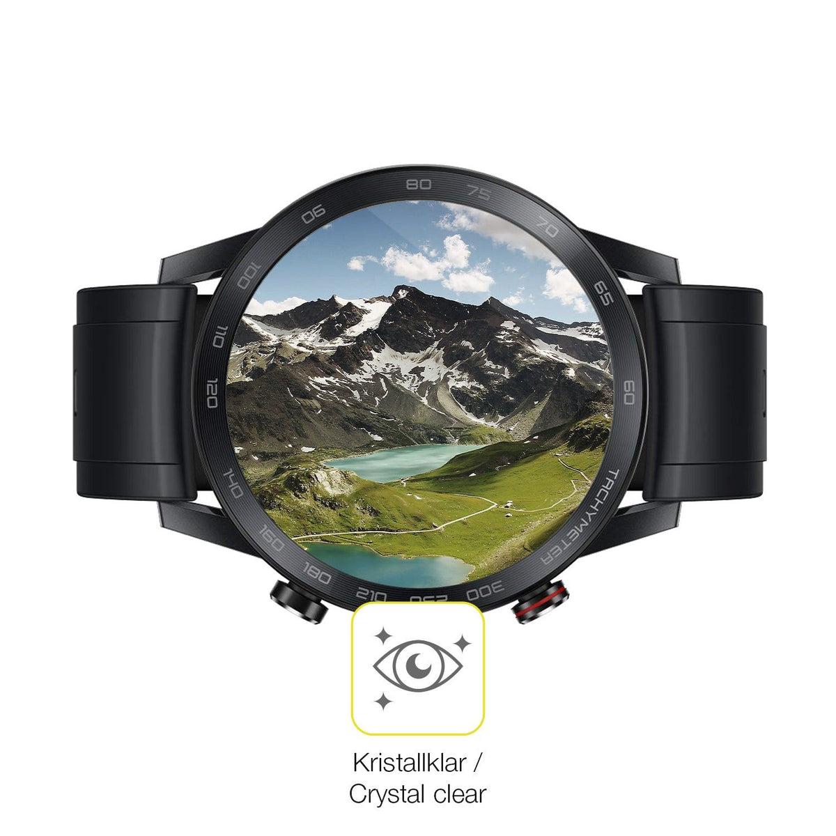 2x 3D Full Cover Schutzfolie für Honor Magic Watch 2 46mm