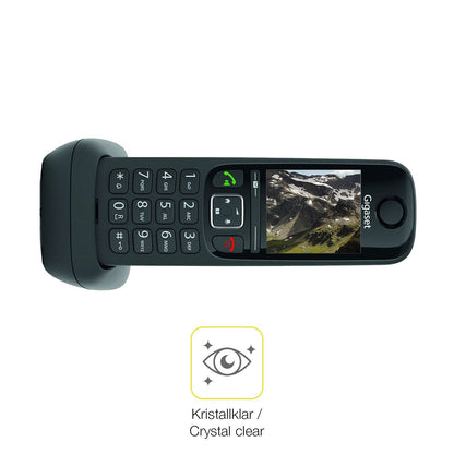 2x 3D Full Cover Schutzfolie für Gigaset AS690 DECT Telefon