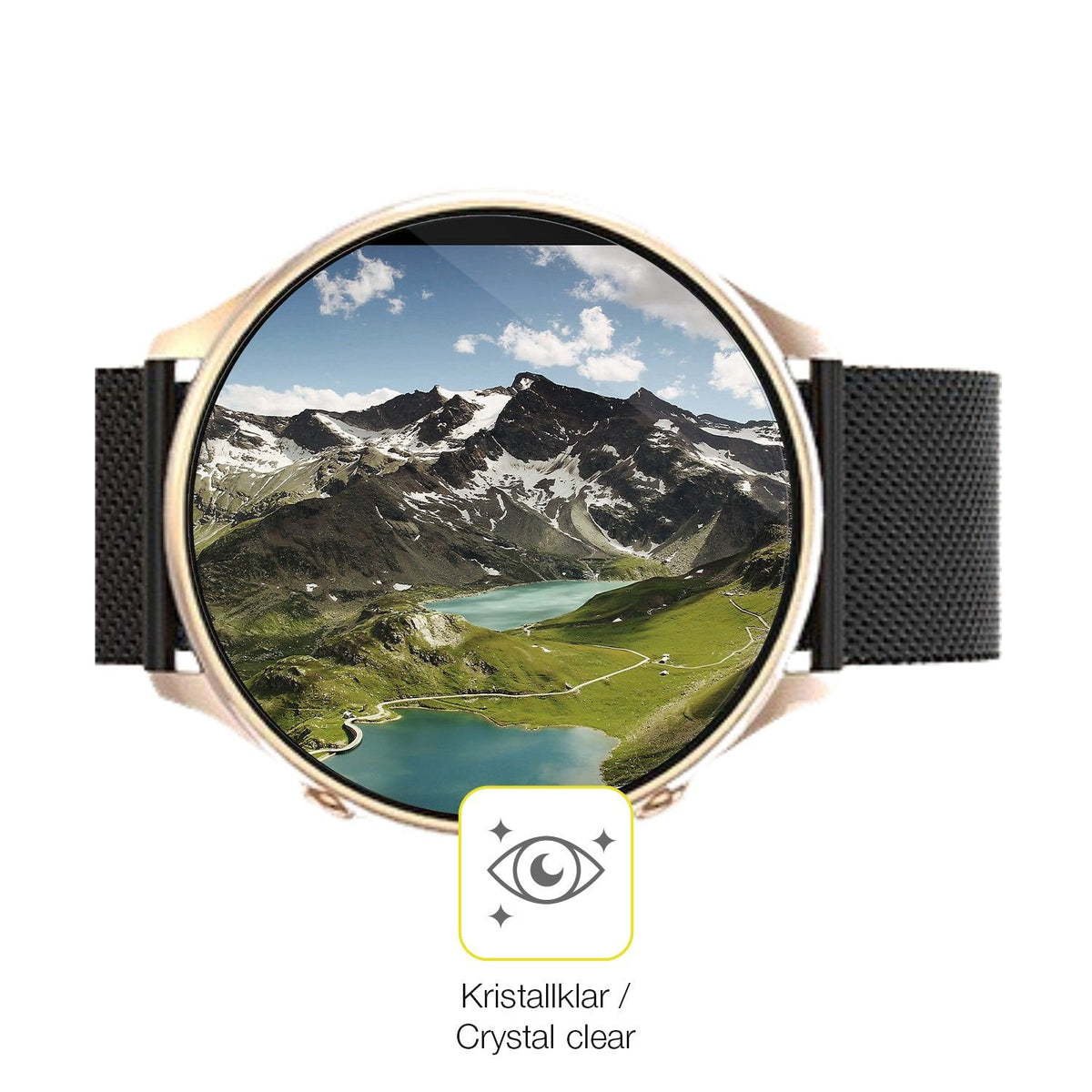 2x 3D Full Cover Schutzfolie für AIMIUVEI G52 Smartwatch
