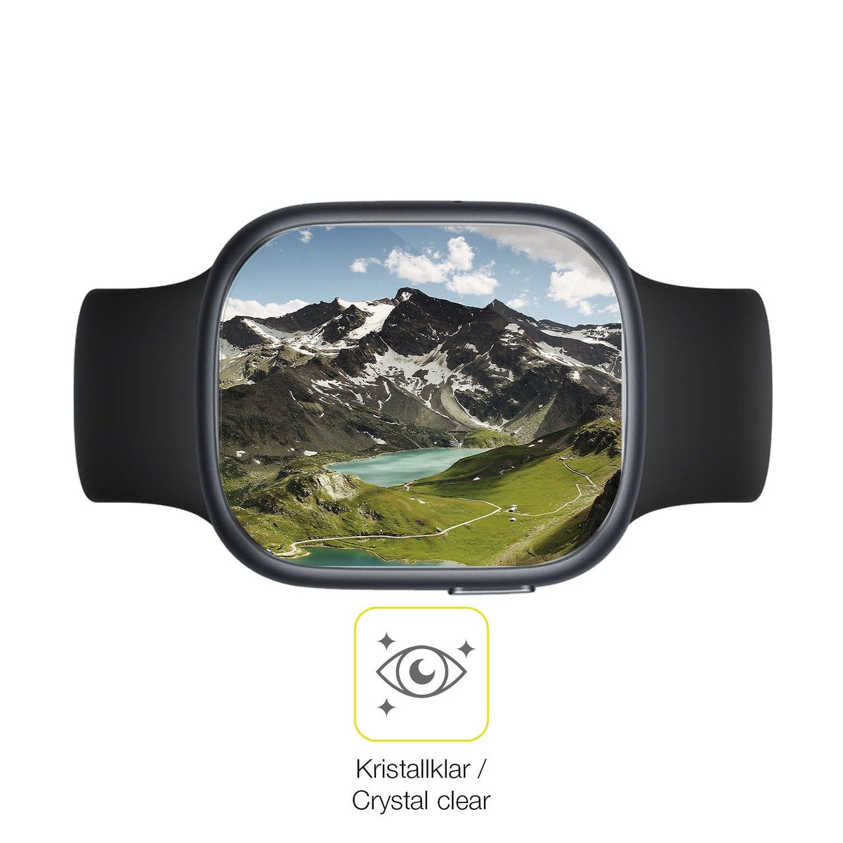 2x 3D Full Cover Schutzfolie für Rollme S1 Smartwatch