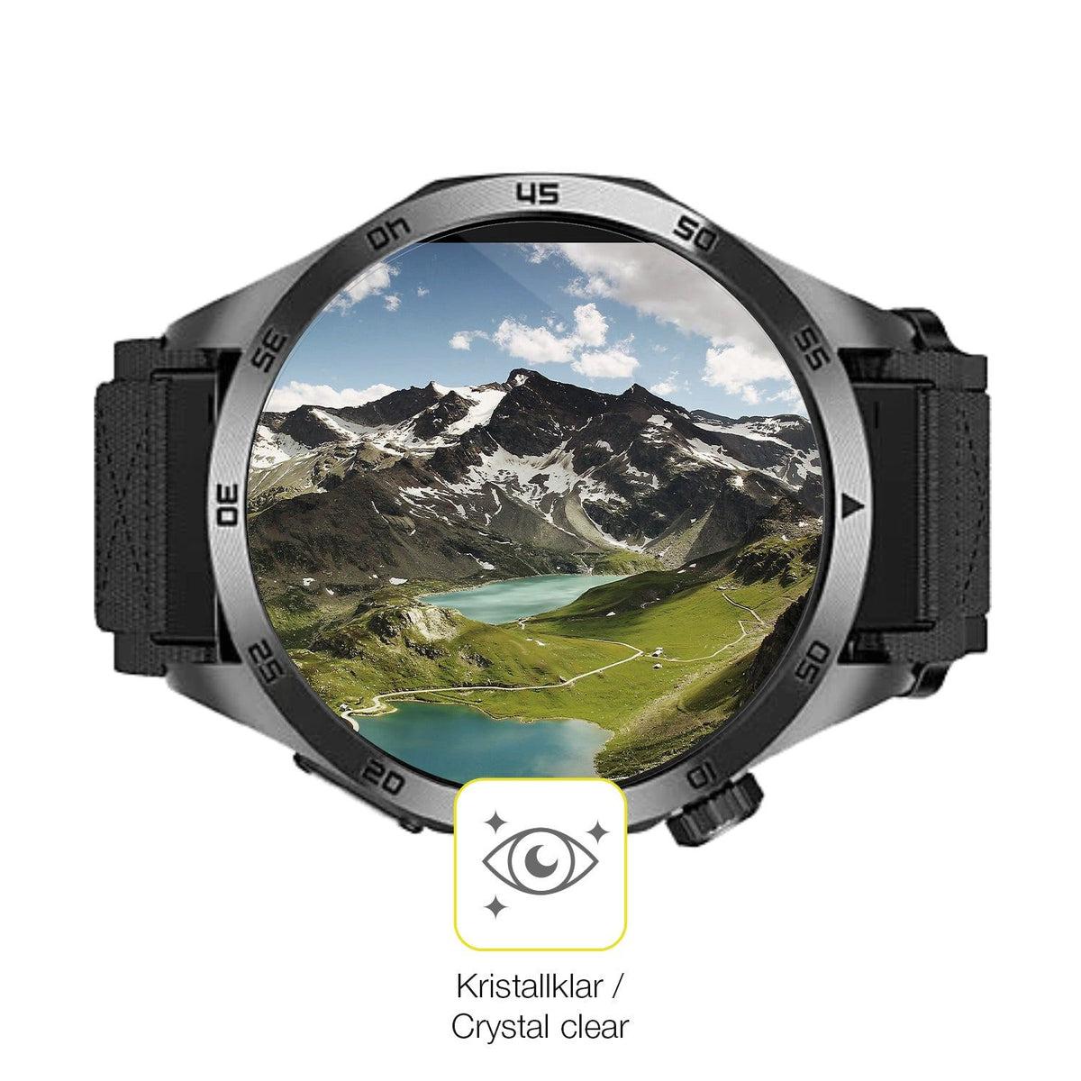 2x 3D Full Cover Schutzfolie für Knauermann Pro 3 rund