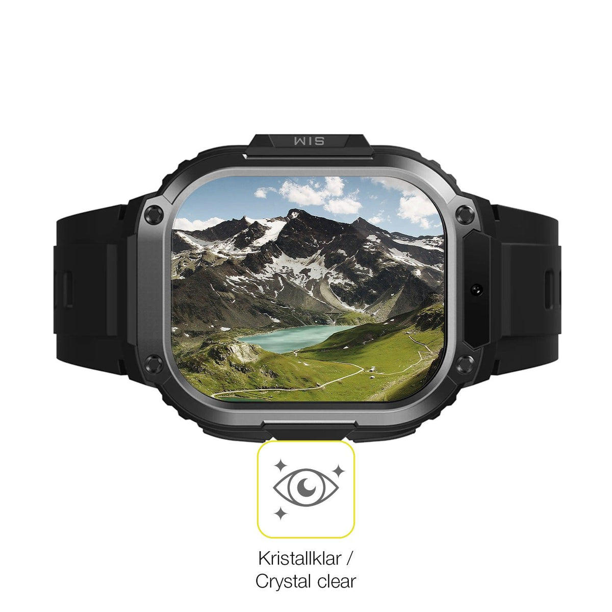 2x 3D Full Cover Schutzfolie für Zeblaze Thor SQ
