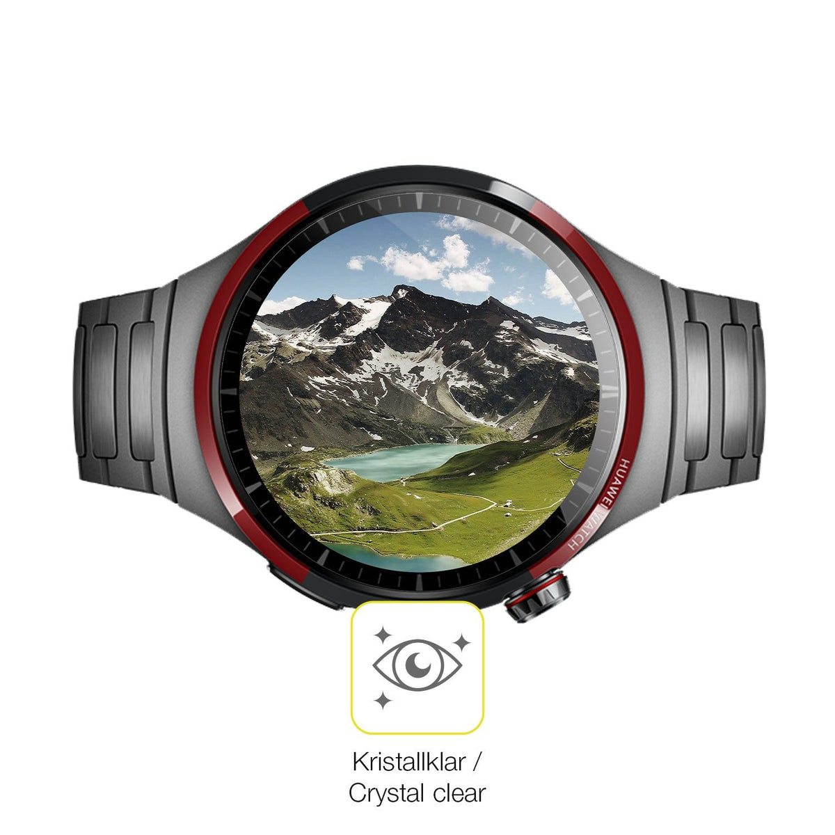 2x 3D Full Cover Schutzfolie für Huawei Watch 4 Pro Space Edition