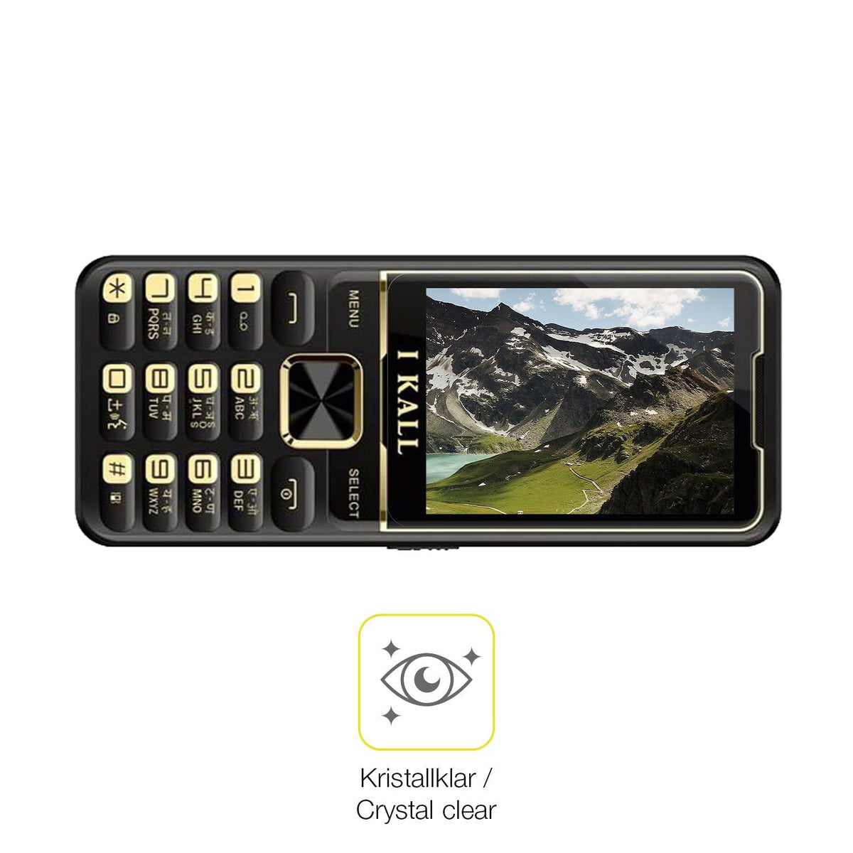 2x 3D Full Cover Schutzfolie für iKall K99 Pro