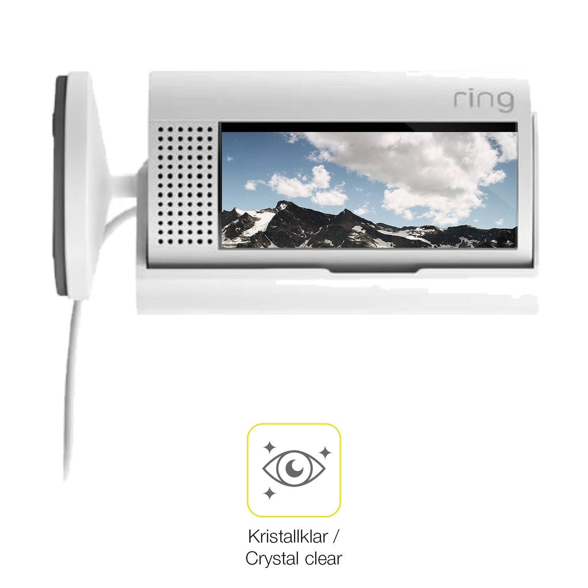 2x 3D Full Cover Schutzfolie für Ring Indoor Camera 2. Gen